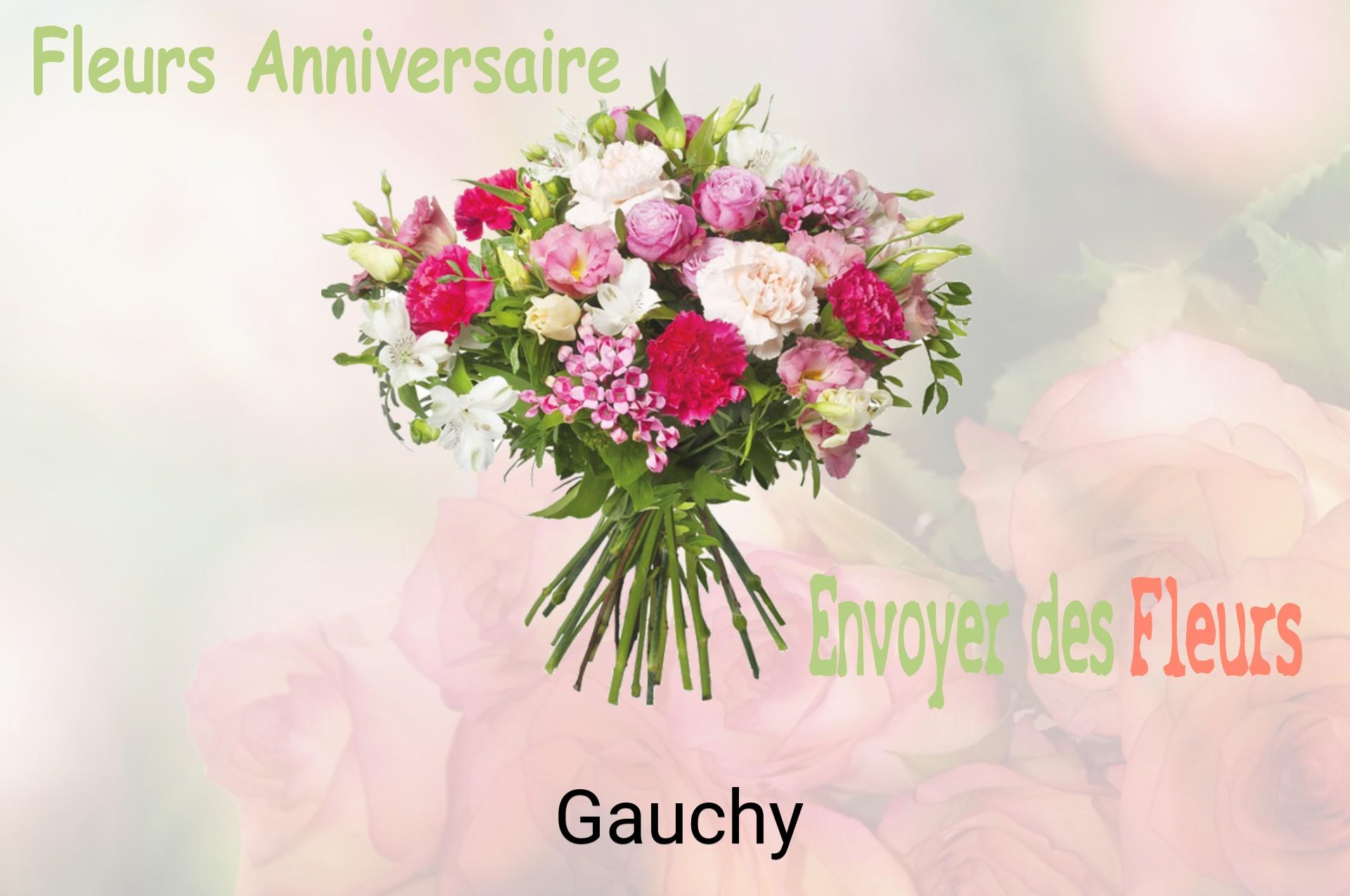 Bouquet de fleurs d’anniversaire livré à Gauchy